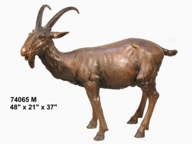 Скульптура из бронзы козел 