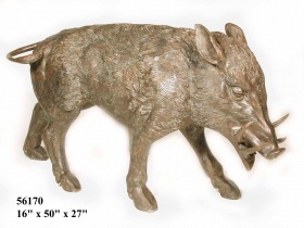 Скульптура Кабана из бронзы