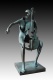 Скульптура из бронзы девушка с виолончелью