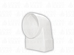 Koleno/prechodka plocheho kanalu na trubku D/KLZ O125/220x55
