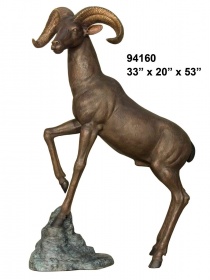 Скульптура из бронзы козел из бронзы