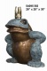 Скульптуры лягушка из бронзы