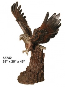 Орел из бронзы скульптура 