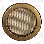 Krbova mrizka kulata 160mm stare zlato