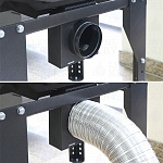 ADAPTER PRIVODU VZDUCHU - 100mm UNIFLAM