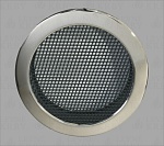 Krbova mrizka kulata 125mm brouseny chrom