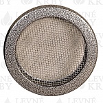 Krbova mrizka kulata 160mm stare stribro